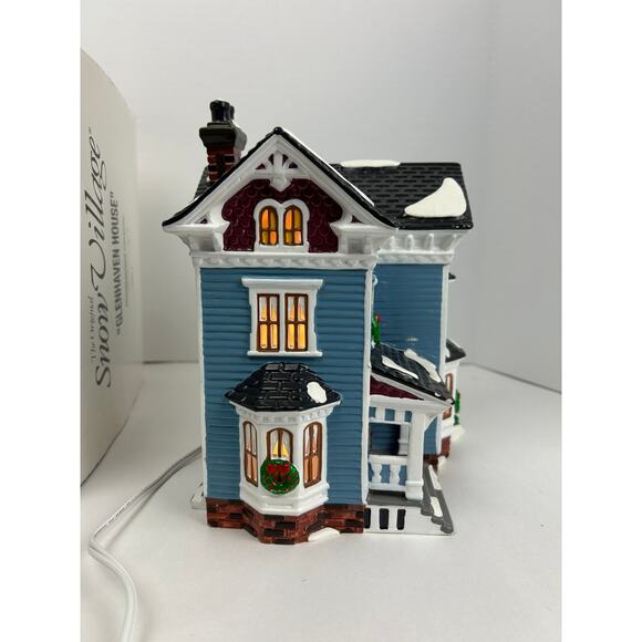 Department 56 Glenhaven House Lighted Original Snow Village With Box - Retired - Picture 5 of 10